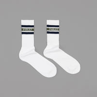 Parlez Block 2 Tone Socks - Khaki thumbnail