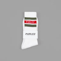 Parlez Block 2 Tone Socks - Red thumbnail