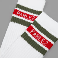 Parlez Block 2 Tone Socks - Red thumbnail