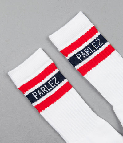 Parlez Block Socks - Red