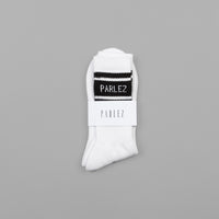 Parlez Block Socks - White / Black thumbnail