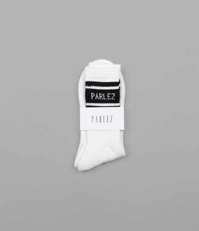 Parlez Block Socks - White / Black