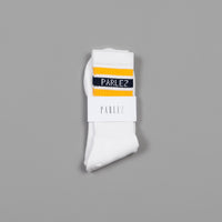 Parlez Block Socks - White / Navy / Yellow thumbnail