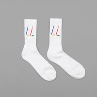 Parlez Cape Socks - White thumbnail