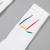 Parlez Cape Socks - White thumbnail