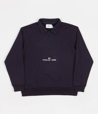 Parlez Cardinal 1/4 Zip Sweatshirt - Navy