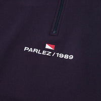 Parlez Cardinal 1/4 Zip Sweatshirt - Navy thumbnail