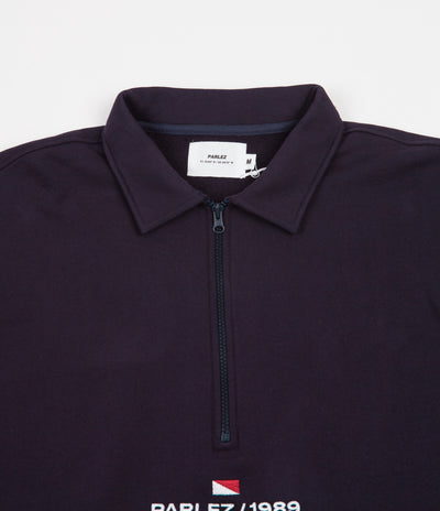 Parlez Cardinal 1/4 Zip Sweatshirt - Navy