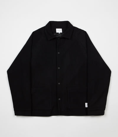 Parlez Cheasapeake Wool Coach Jacket - Black