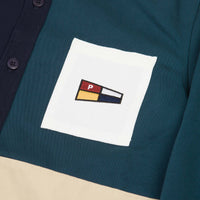 Parlez Colour Block Shirt - Ecru thumbnail