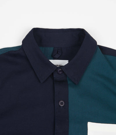 Parlez Colour Block Shirt - Ecru