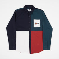 Parlez Colour Block Shirt - Red thumbnail