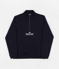 Parlez Davis Quarter Zip Sweatshirt - Navy