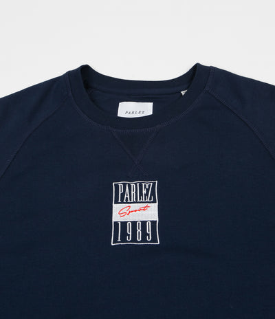 Parlez Edgar Crewneck Sweatshirt - Navy