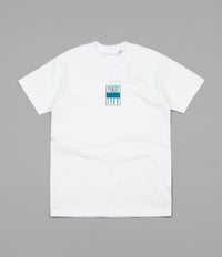 Parlez Edgar T-Shirt - White / Turquoise