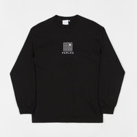 Parlez Grid Long Sleeve T-Shirt - Black thumbnail