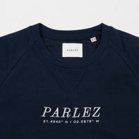 Parlez High Crewneck Sweatshirt - Navy thumbnail