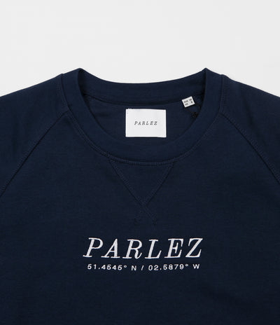 Parlez High Crewneck Sweatshirt - Navy