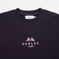 Parlez Iroko Crewneck Sweatshirt - Navy thumbnail