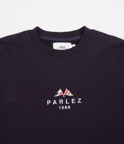 Parlez Iroko Crewneck Sweatshirt - Navy