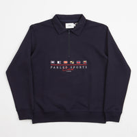 Parlez Jennings 1/4 Zip Sweatshirt - Navy thumbnail