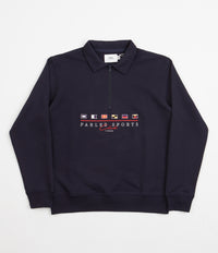 Parlez Jennings 1/4 Zip Sweatshirt - Navy