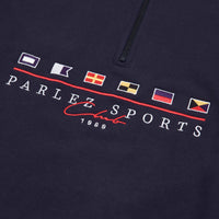 Parlez Jennings 1/4 Zip Sweatshirt - Navy thumbnail