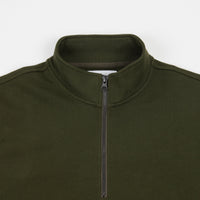 Parlez Jetty 1/4 Zip Sweatshirt - Khaki thumbnail