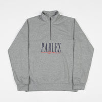 Parlez Johnson 1/4 Zip Sweatshirt - Heather Grey thumbnail