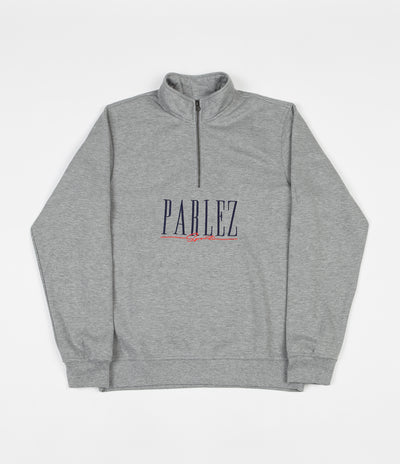 Parlez Johnson 1/4 Zip Sweatshirt - Heather Grey