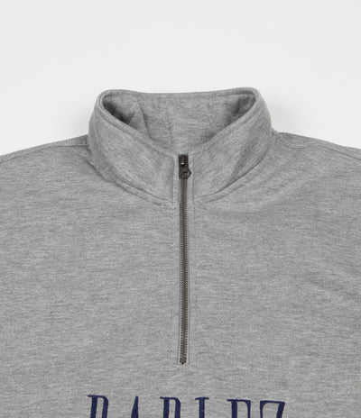 Parlez Johnson 1/4 Zip Sweatshirt - Heather Grey