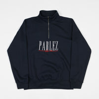 Parlez Johnson 1/4 Zip Sweatshirt - Navy thumbnail