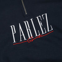 Parlez Johnson 1/4 Zip Sweatshirt - Navy thumbnail