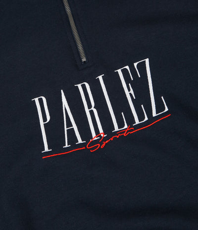 Parlez Johnson 1/4 Zip Sweatshirt - Navy