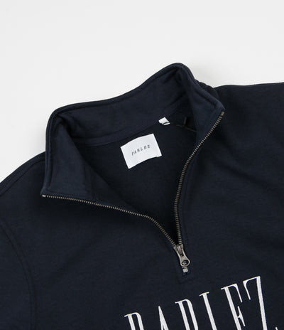 Parlez Johnson 1/4 Zip Sweatshirt - Navy