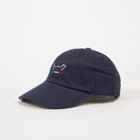 Parlez Kiku 6 Panel Cap - Navy thumbnail