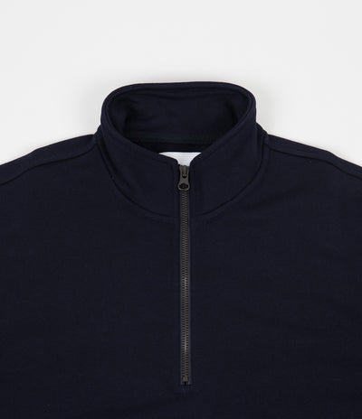 Parlez Ladsun 1/4 Zip Sweatshirt - Navy