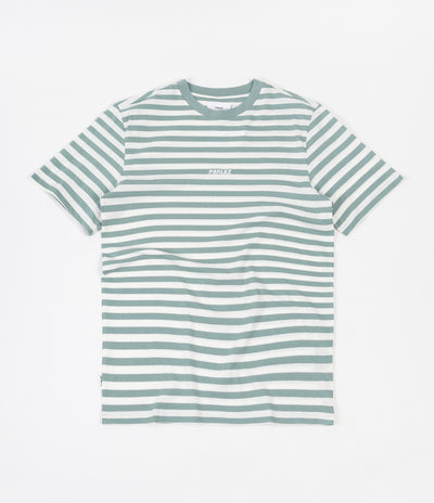 Parlez Ladsun Heavy Stripe T-Shirt - Sage