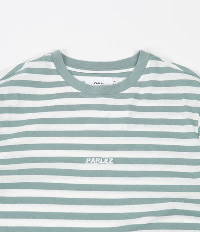 Parlez Ladsun Heavy Stripe T-Shirt - Sage