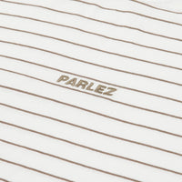 Parlez Ladsun Thin Stripe T-Shirt - White / Tan thumbnail