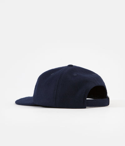 Parlez Ladsun Wool 6 Panel Cap - Navy