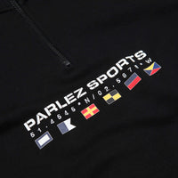 Parlez Laguna 1/4 Zip Sweatshirt - Black thumbnail