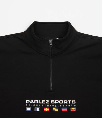 Parlez Laguna 1/4 Zip Sweatshirt - Black