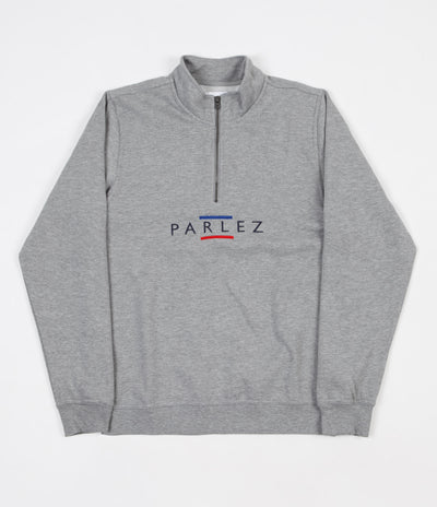 Parlez Line Quarter Zip Sweatshirt - Heather