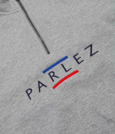 Parlez Line Quarter Zip Sweatshirt - Heather