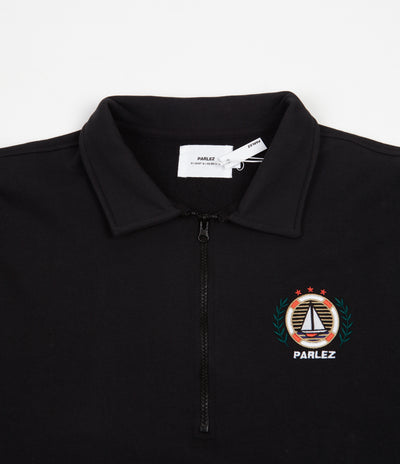 Parlez Maiden 1/4 Zip Sweatshirt - Black