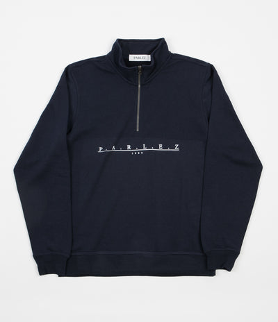 Parlez Marina 1/4 Zip Sweatshirt - Navy