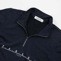 Parlez Marina 1/4 Zip Sweatshirt - Navy thumbnail