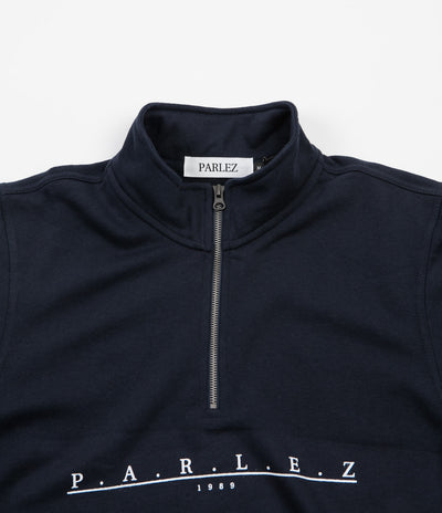 Parlez Marina 1/4 Zip Sweatshirt - Navy