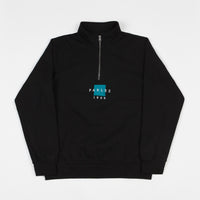 Parlez Mavar 1/4 Zip Sweatshirt - Black thumbnail